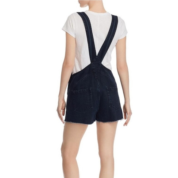 BLANKNYC Raw-edge Denim Shortalls - Picture 2 of 2